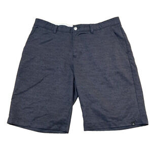 Adidas Ultimate 365 Golf Chino Shorts Men's Size 34 Gray Flat Front Bermuda EUC